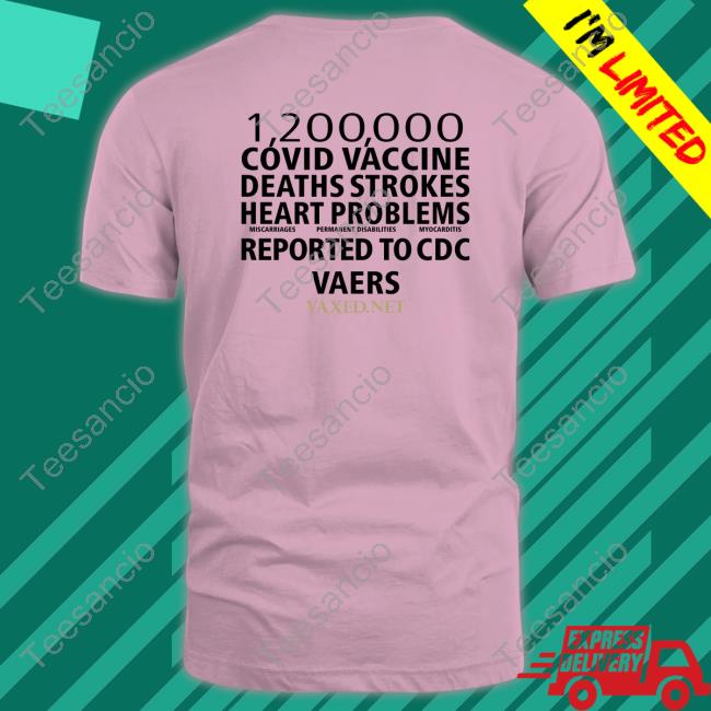 1200000 Covid Vaccine Deaths Strokes Heart Problems Reported To Cdc Vaers Sweater